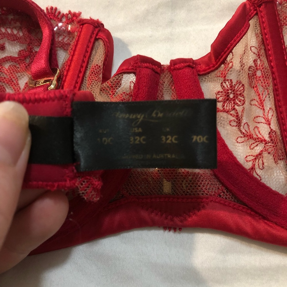 Honey Birdette Bra and Suspender - Picture 3 of 6